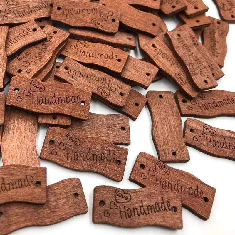 Sovrik pieces mix 30mm håndlagde treknapper applikasjon DIY håndverk sy WB426