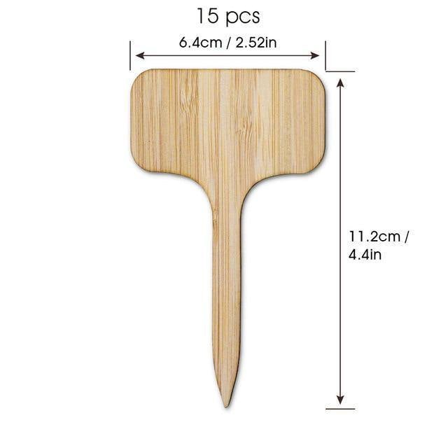 Sovrik Treplater | Miljøvennlig | Perfekt for hage og balkong | Merkeskilt for planter