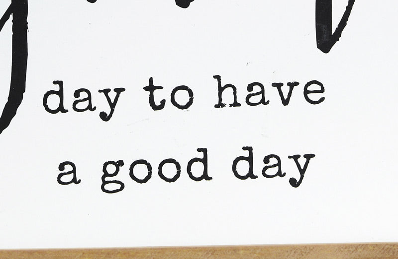 Sovrik Wooden Good Day Sign