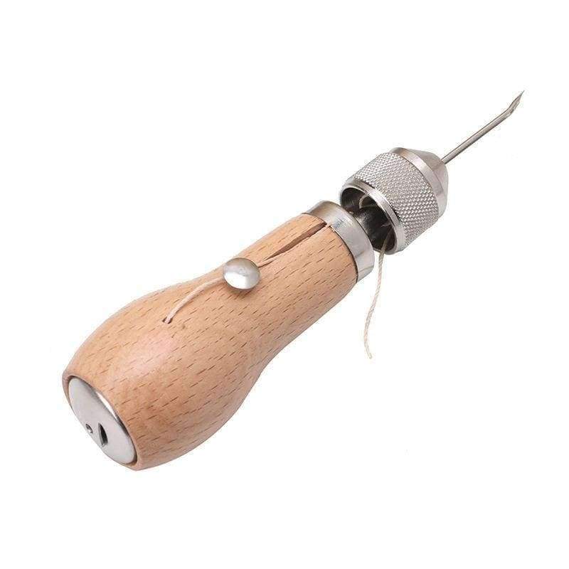 Sovrik Schnitz voks linje trehåndtak sy-ahn sting lær lerret telt sy nål håndverk DIY håndsydd verktøy